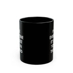 Minimalist F*ck Everyone Black Coffee Mug, Funny Swear Word Motivational Cup, Sleek Bold Typography Desk Gift for Coworker