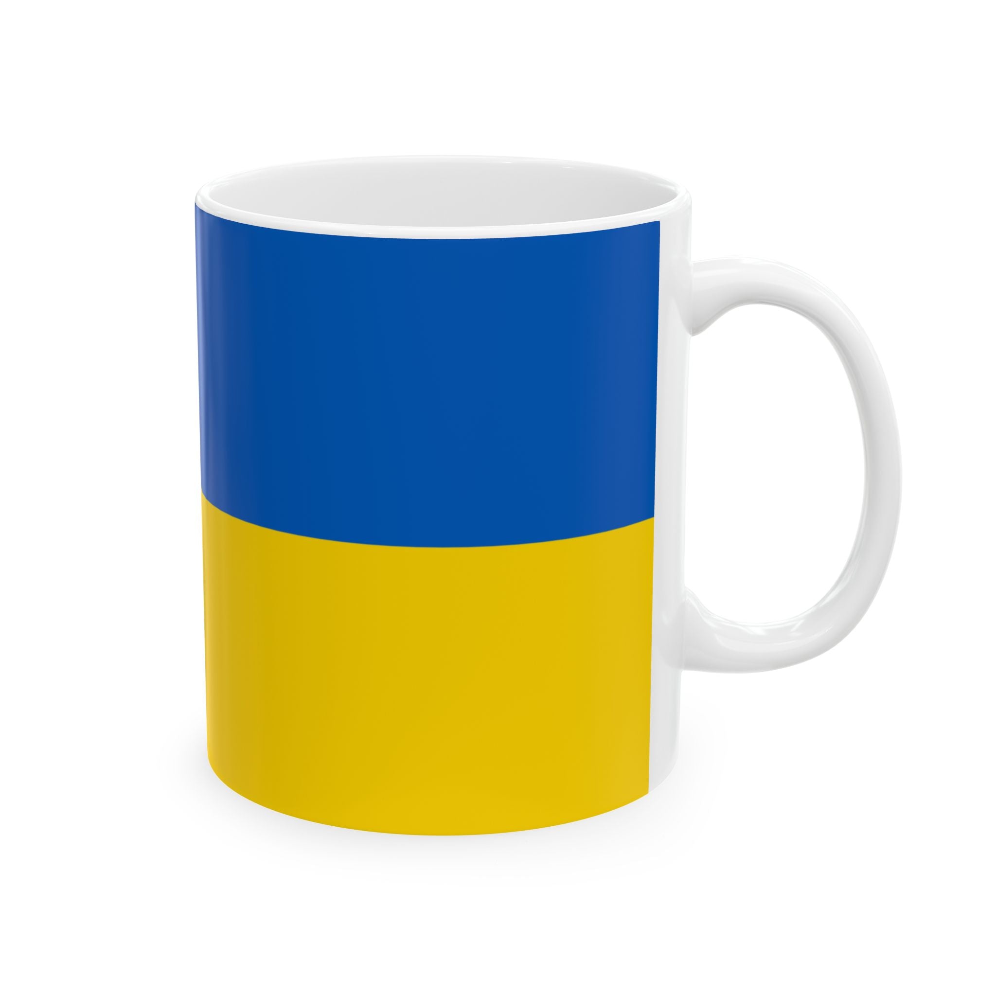 Ukraine Flag Mug | Patriotic Coffee Cup | Gift for Expats, Ukraine Heritage & Travelers