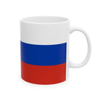 Russia Flag Mug | Patriotic Coffee Cup | Gift for Expats, Russia Heritage & Travelers