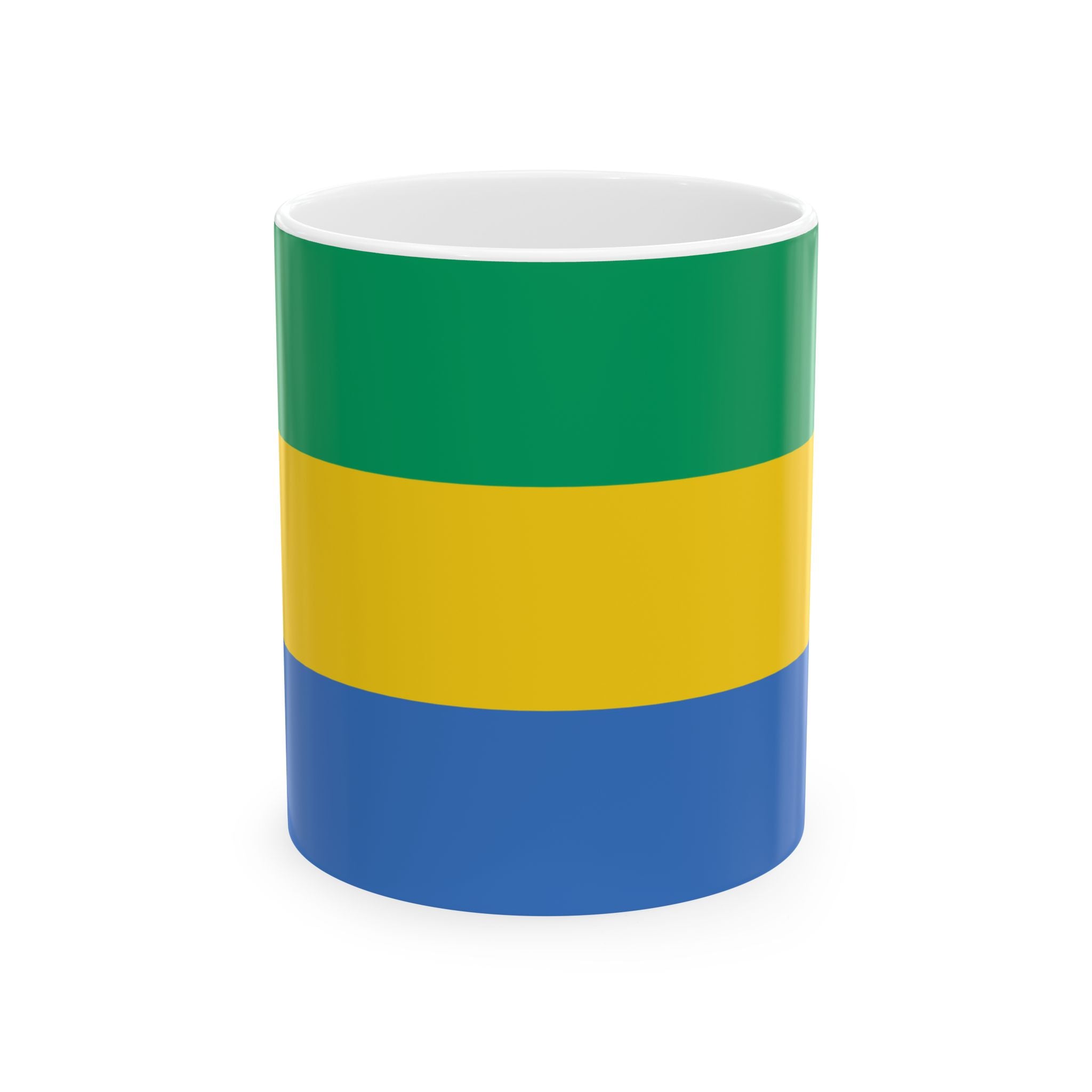 Gabon Flag Mug | Patriotic Coffee Cup | Gift for Expats, Gabon Heritage & Travelers