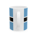 Botswana Flag Mug | Patriotic Coffee Cup | Gift for Expats, Botswana Heritage & Travelers