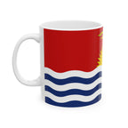 Kiribati Flag Mug | Patriotic Coffee Cup | Gift for Expats, Kiribati Heritage & Travelers