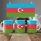 Azerbaijan Flag Mug | Patriotic Coffee Cup | Gift for Expats, Azerbaijan Heritage & Travelers