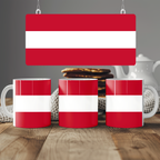 Austria Flag Mug | Patriotic Coffee Cup | Gift for Expats, Austria Heritage & Travelers