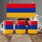 Armenia Flag Mug | Patriotic Coffee Cup | Gift for Expats, Armenia Heritage & Travelers