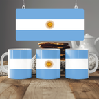 Argentina Flag Mug | Patriotic Coffee Cup | Gift for Expats, Argentina Heritage & Travelers
