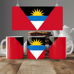 Antigua and Barbuda Flag Mug | Patriotic Coffee Cup | Gift for Expats, Antigua and Barbuda Heritage & Travelers
