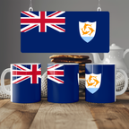 Anguilla Flag Mug | Patriotic Coffee Cup | Gift for Expats, Anguilla Heritage & Travelers