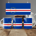 Cape Verde Flag Mug | Patriotic Coffee Cup | Gift for Expats, Cape Verde Heritage & Travelers