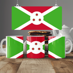 Burundi Flag Mug | Patriotic Coffee Cup | Gift for Expats, Burundi Heritage & Travelers