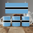 Botswana Flag Mug | Patriotic Coffee Cup | Gift for Expats, Botswana Heritage & Travelers