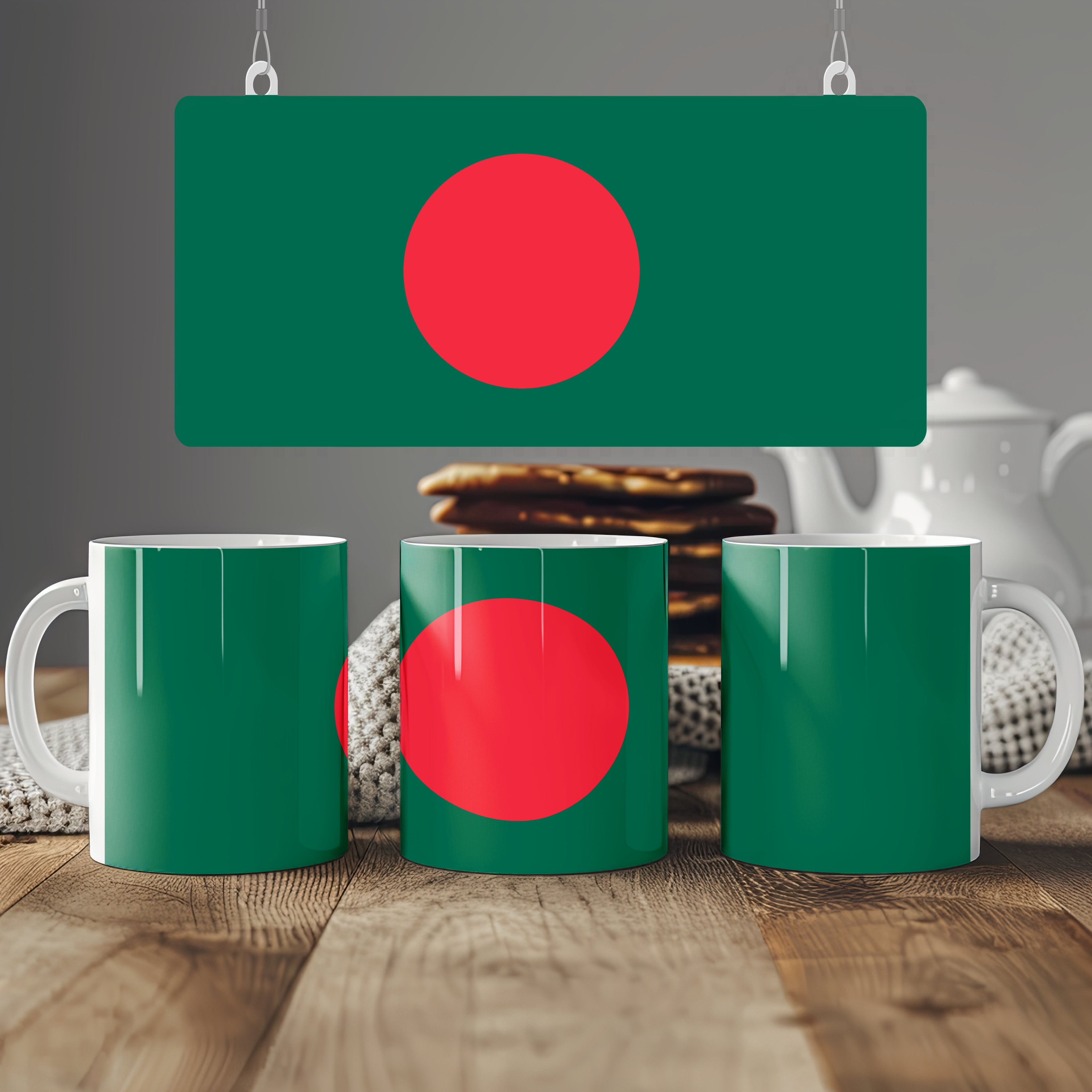 Bangladesh Flag Mug | Patriotic Coffee Cup | Gift for Expats, Bangladesh Heritage & Travelers