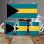 Bahamas Flag Mug | Patriotic Coffee Cup | Gift for Expats, Bahamas Heritage & Travelers