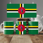 Dominica Flag Mug | Patriotic Coffee Cup | Gift for Expats, Dominica Heritage & Travelers