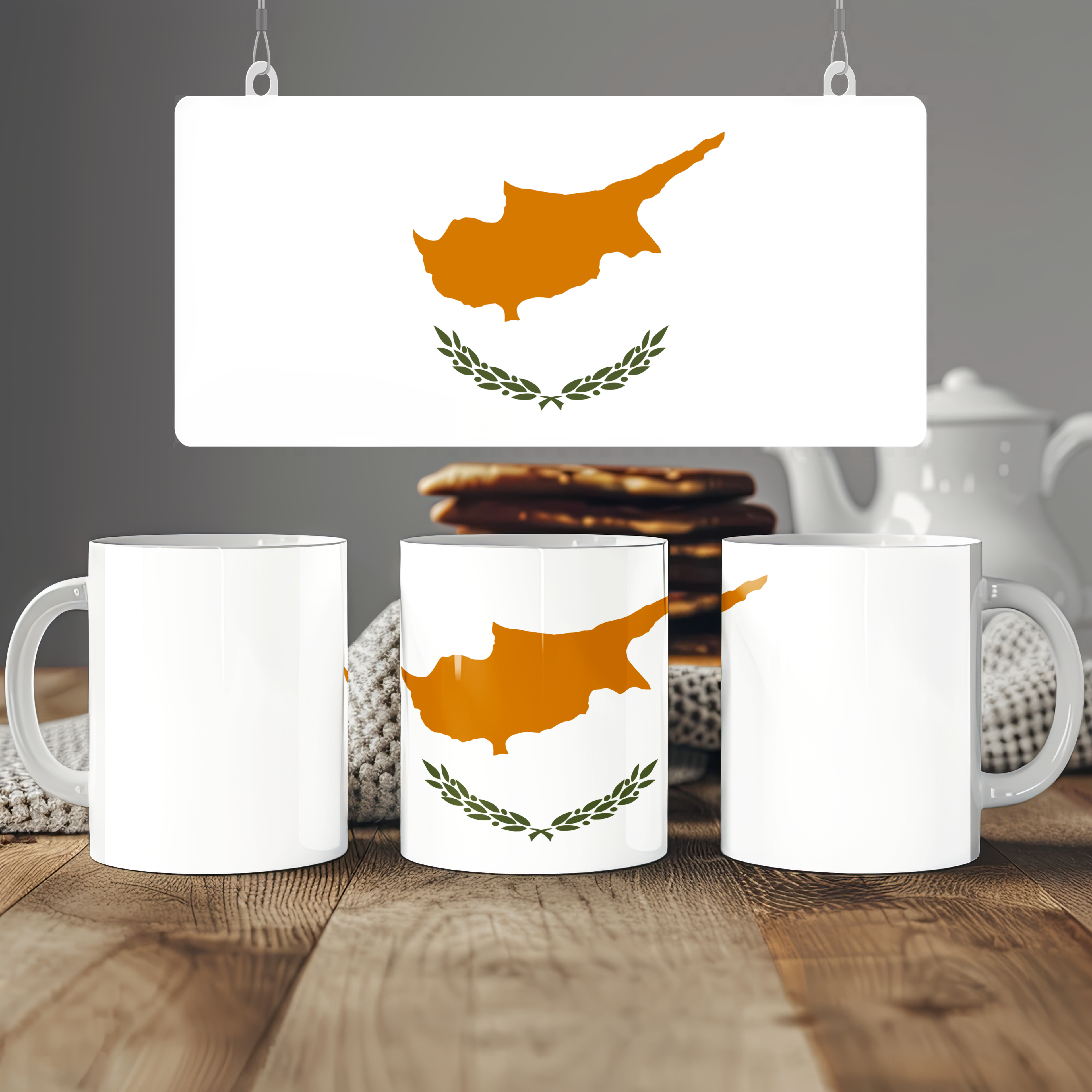 Cyprus Flag Mug | Patriotic Coffee Cup | Gift for Expats, Cyprus Heritage & Travelers