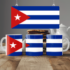 Cuba Flag Mug | Patriotic Coffee Cup | Gift for Expats, Cuba Heritage & Travelers