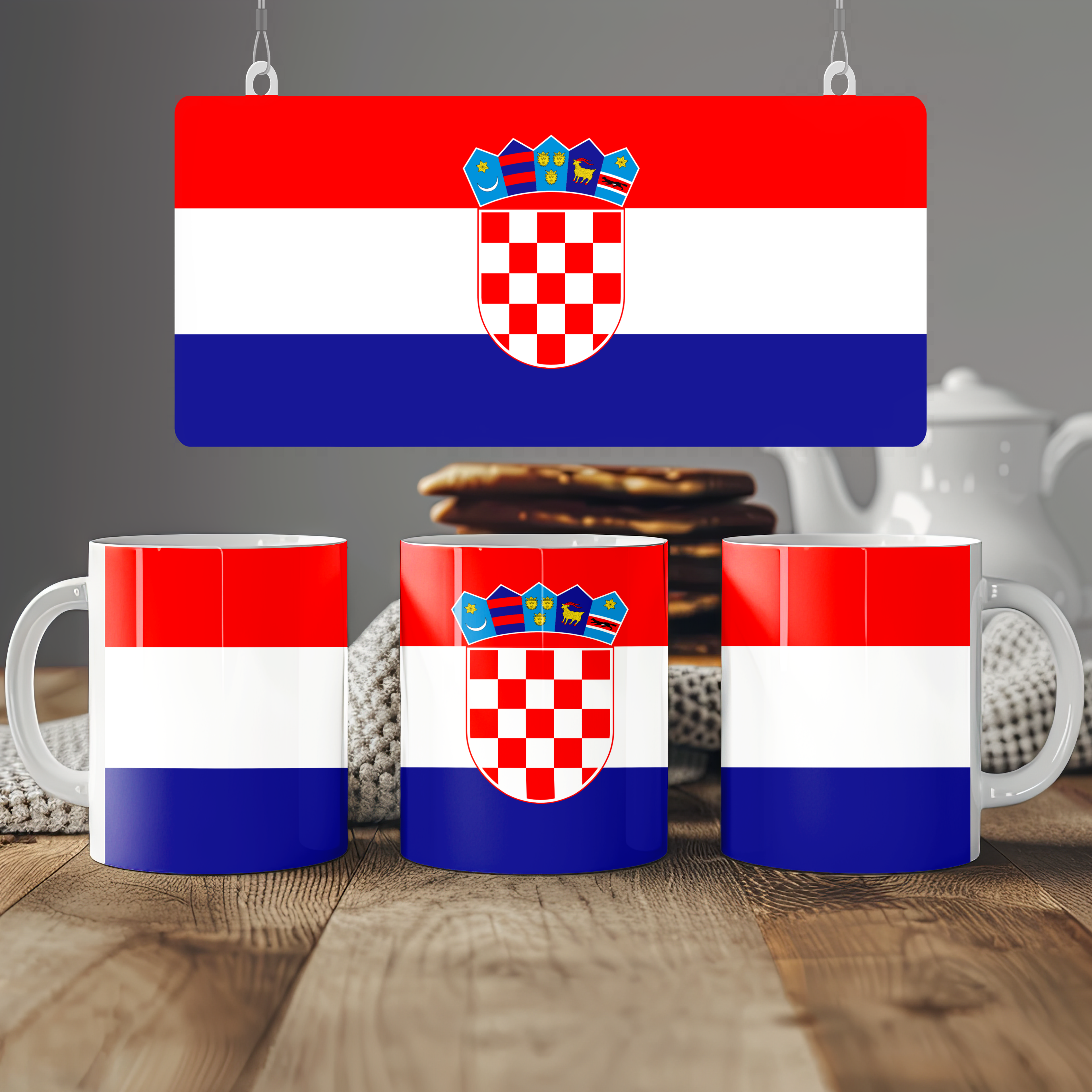 Croatia Flag Mug | Patriotic Coffee Cup | Gift for Expats, Croatia Heritage & Travelers