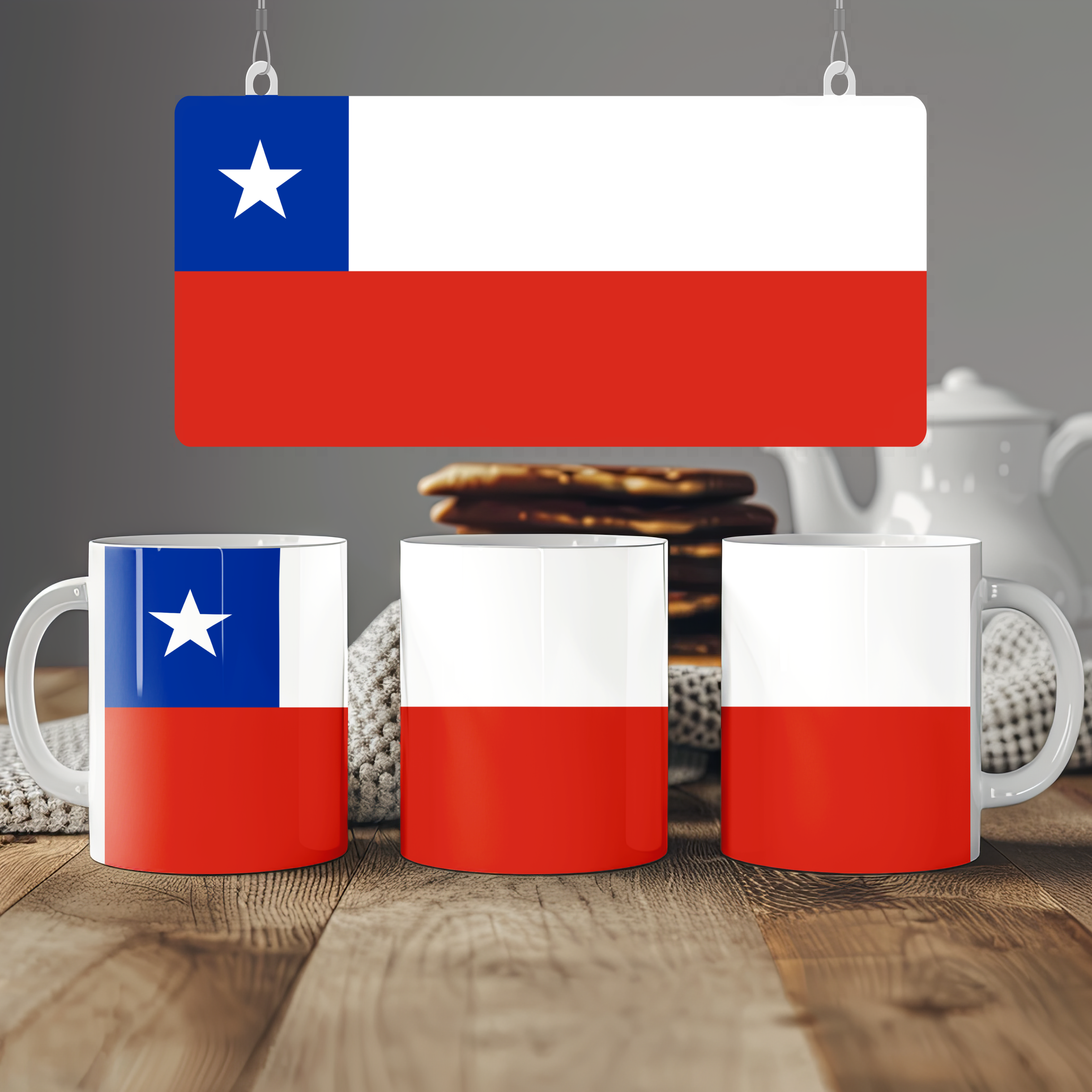 Chile Flag Mug | Patriotic Coffee Cup | Gift for Expats, Chile Heritage & Travelers