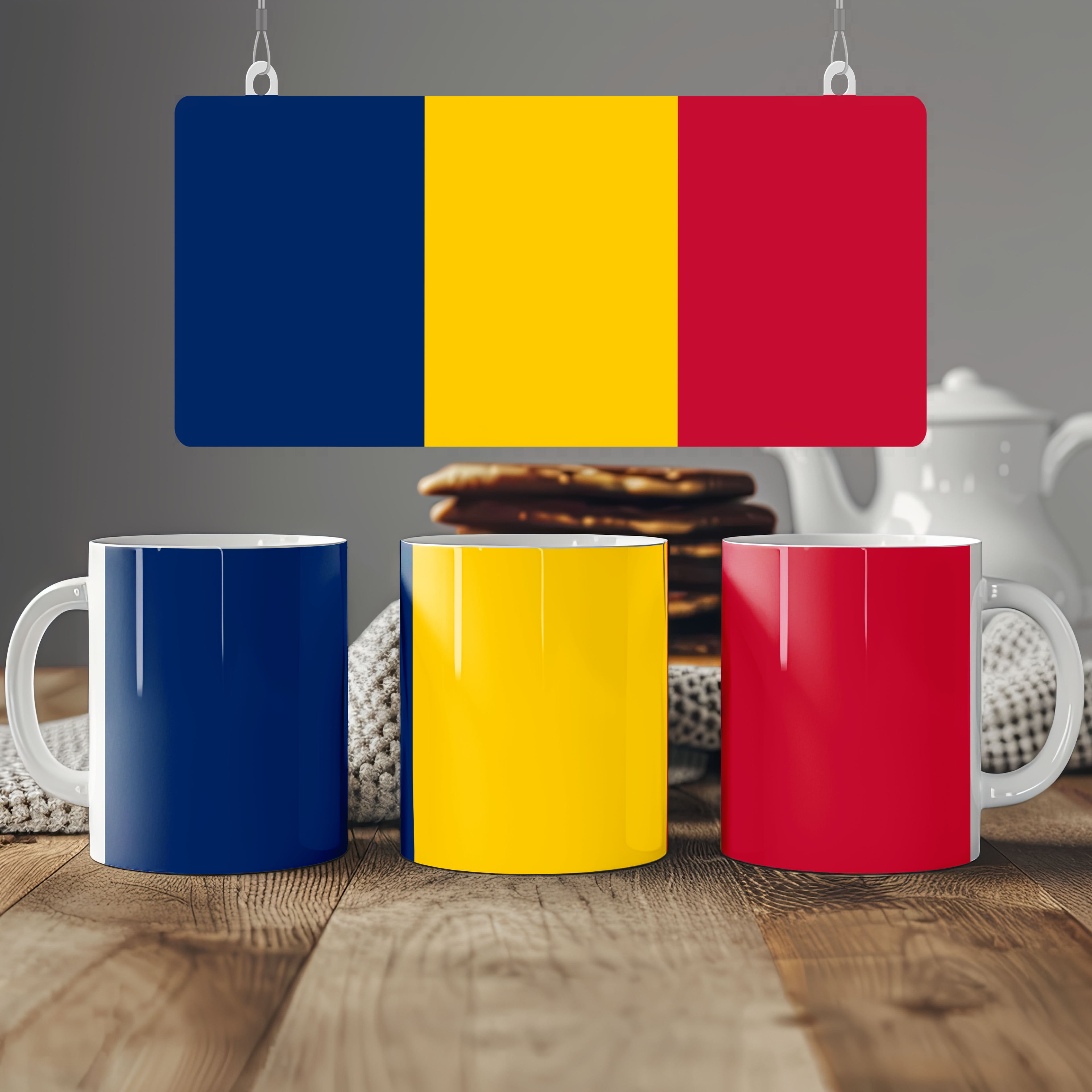 Chad Flag Mug | Patriotic Coffee Cup | Gift for Expats, Chad Heritage & Travelers
