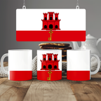 Gibraltar Flag Mug | Patriotic Coffee Cup | Gift for Expats, Gibraltar Heritage & Travelers