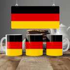 Germany Flag Mug | Patriotic Coffee Cup | Gift for Expats, Germany Heritage & Travelers
