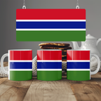 Gambia Flag Mug | Patriotic Coffee Cup | Gift for Expats, Gambia Heritage & Travelers