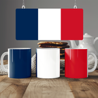France Flag Mug | Patriotic Coffee Cup | Gift for Expats, France Heritage & Travelers