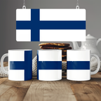 Finland Flag Mug | Patriotic Coffee Cup | Gift for Expats, Finland Heritage & Travelers