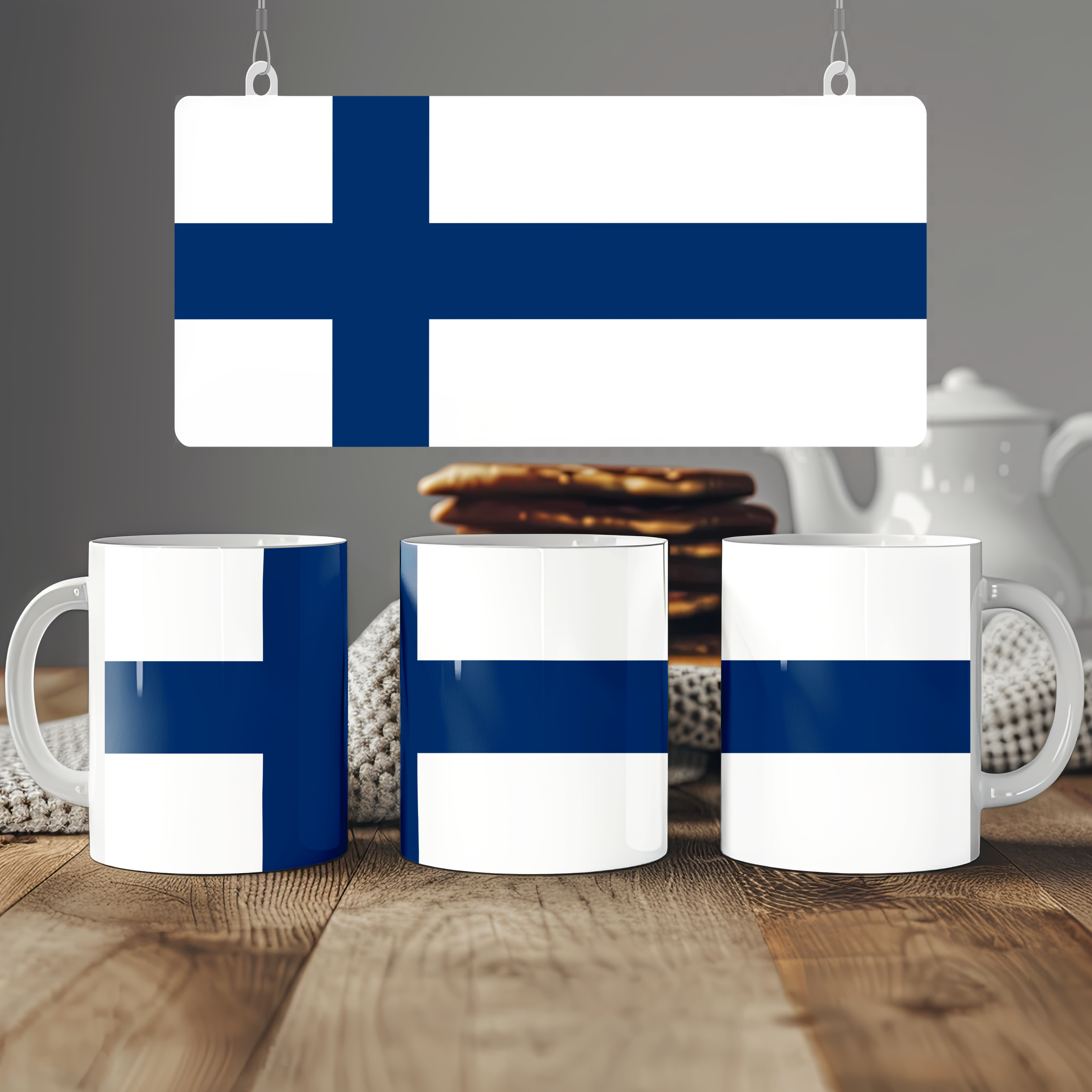 Finland Flag Mug | Patriotic Coffee Cup | Gift for Expats, Finland Heritage & Travelers