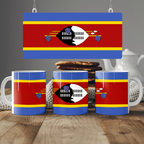 Eswatini Flag Mug | Patriotic Coffee Cup | Gift for Expats, Eswatini Heritage & Travelers