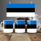 Estonia Flag Mug | Patriotic Coffee Cup | Gift for Expats, Estonia Heritage & Travelers