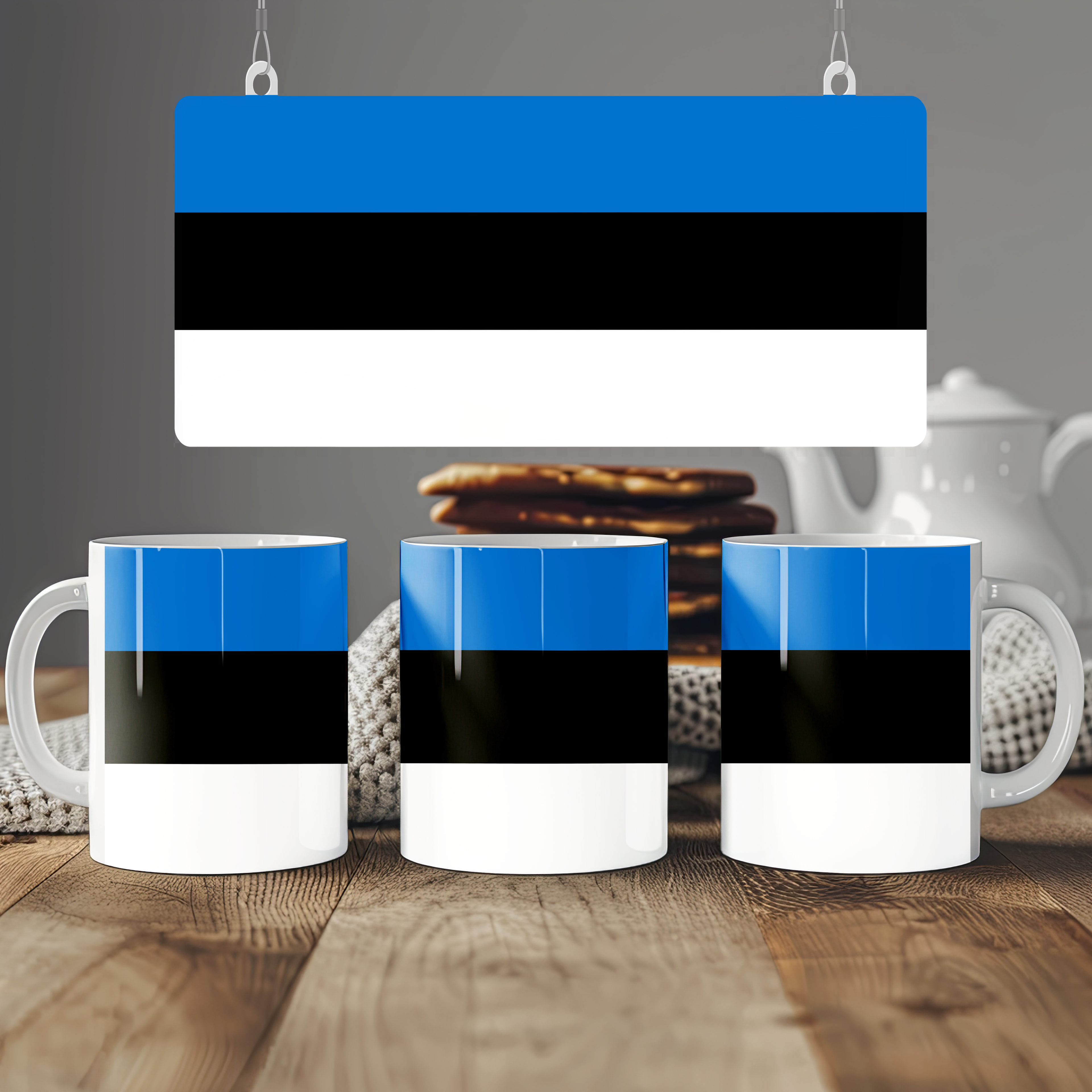 Estonia Flag Mug | Patriotic Coffee Cup | Gift for Expats, Estonia Heritage & Travelers