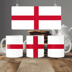 England Flag Mug | Patriotic Coffee Cup | Gift for Expats, England Heritage & Travelers