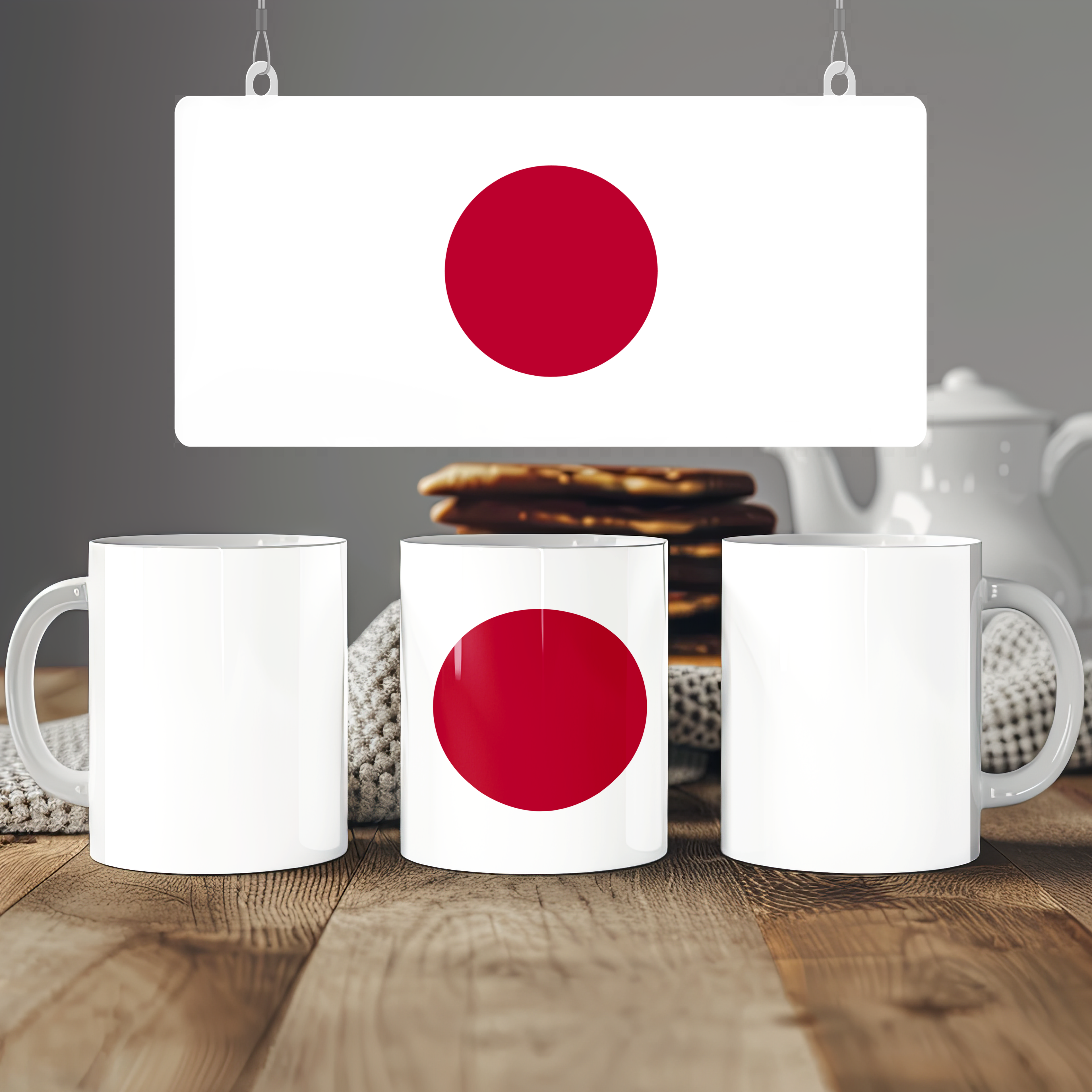 Japan Flag Mug | Patriotic Coffee Cup | Gift for Expats, Japan Heritage & Travelers
