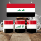 Iraq Flag Mug | Patriotic Coffee Cup | Gift for Expats, Iraq Heritage & Travelers