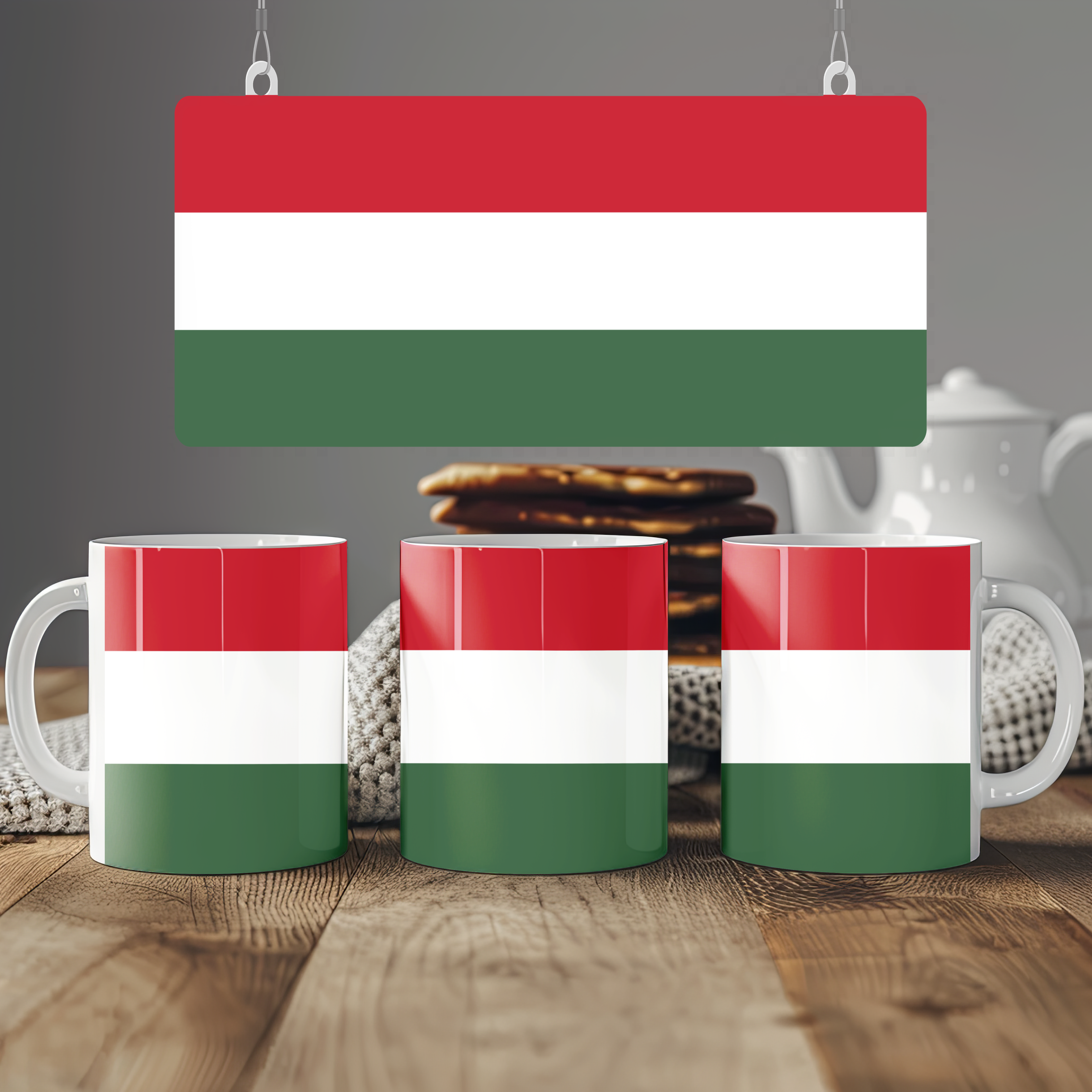 Hungary Flag Mug | Patriotic Coffee Cup | Gift for Expats, Hungary Heritage & Travelers