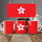 Hong Kong Flag Mug | Patriotic Coffee Cup | Gift for Expats, Hong Kong Heritage & Travelers