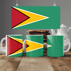 Guyana Flag Mug | Patriotic Coffee Cup | Gift for Expats, Guyana Heritage & Travelers
