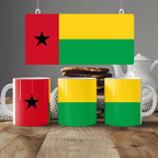 Guinea-Bissau Flag Mug | Patriotic Coffee Cup | Gift for Expats, Guinea-Bissau Heritage & Travelers