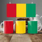 Guinea Flag Mug | Patriotic Coffee Cup | Gift for Expats, Guinea Heritage & Travelers