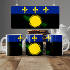 Guadeloupe Flag Mug | Patriotic Coffee Cup | Gift for Expats, Guadeloupe Heritage & Travelers