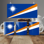 Marshall Islands Flag Mug | Patriotic Coffee Cup | Gift for Expats, Marshall Islands Heritage & Travelers