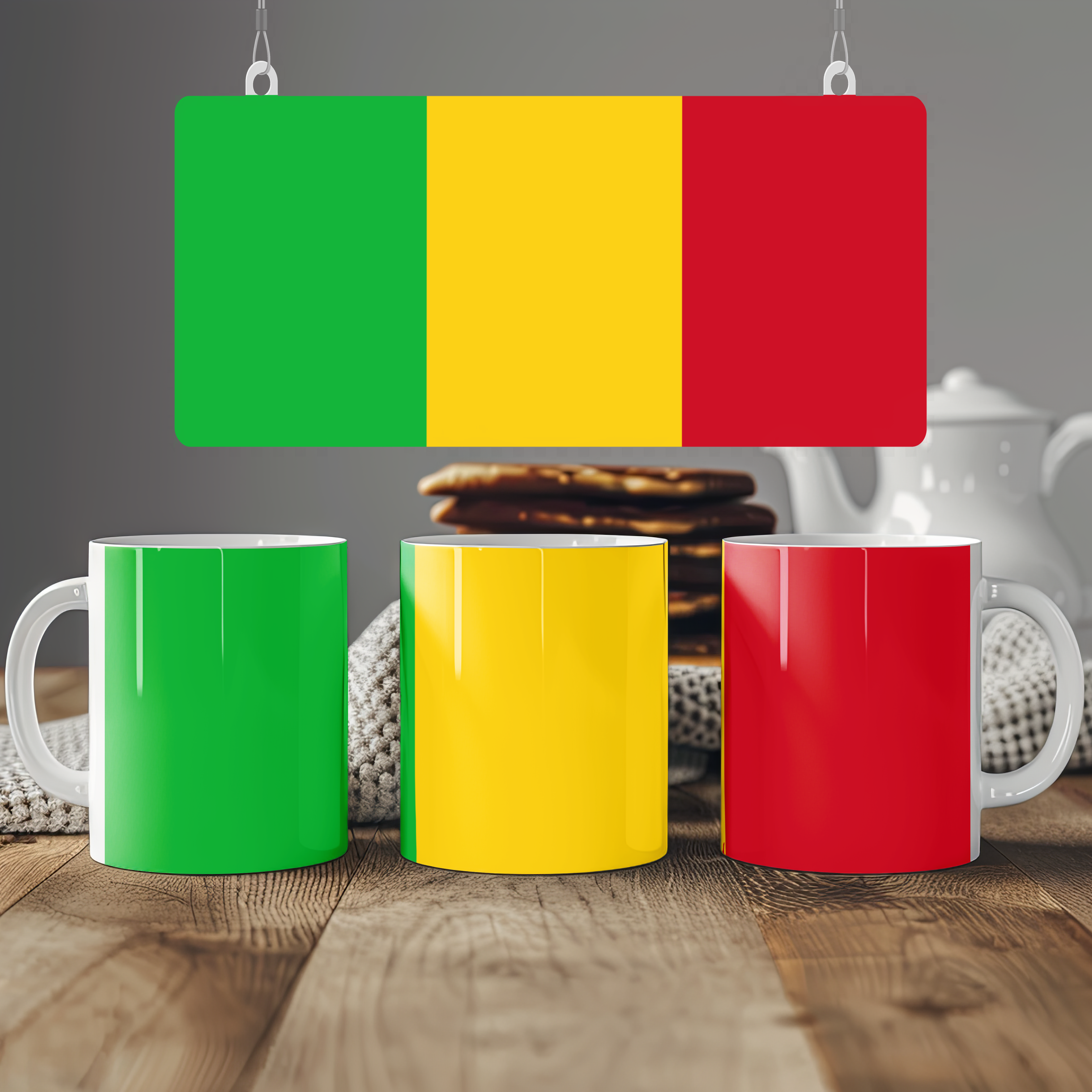 Mali Flag Mug | Patriotic Coffee Cup | Gift for Expats, Mali Heritage & Travelers