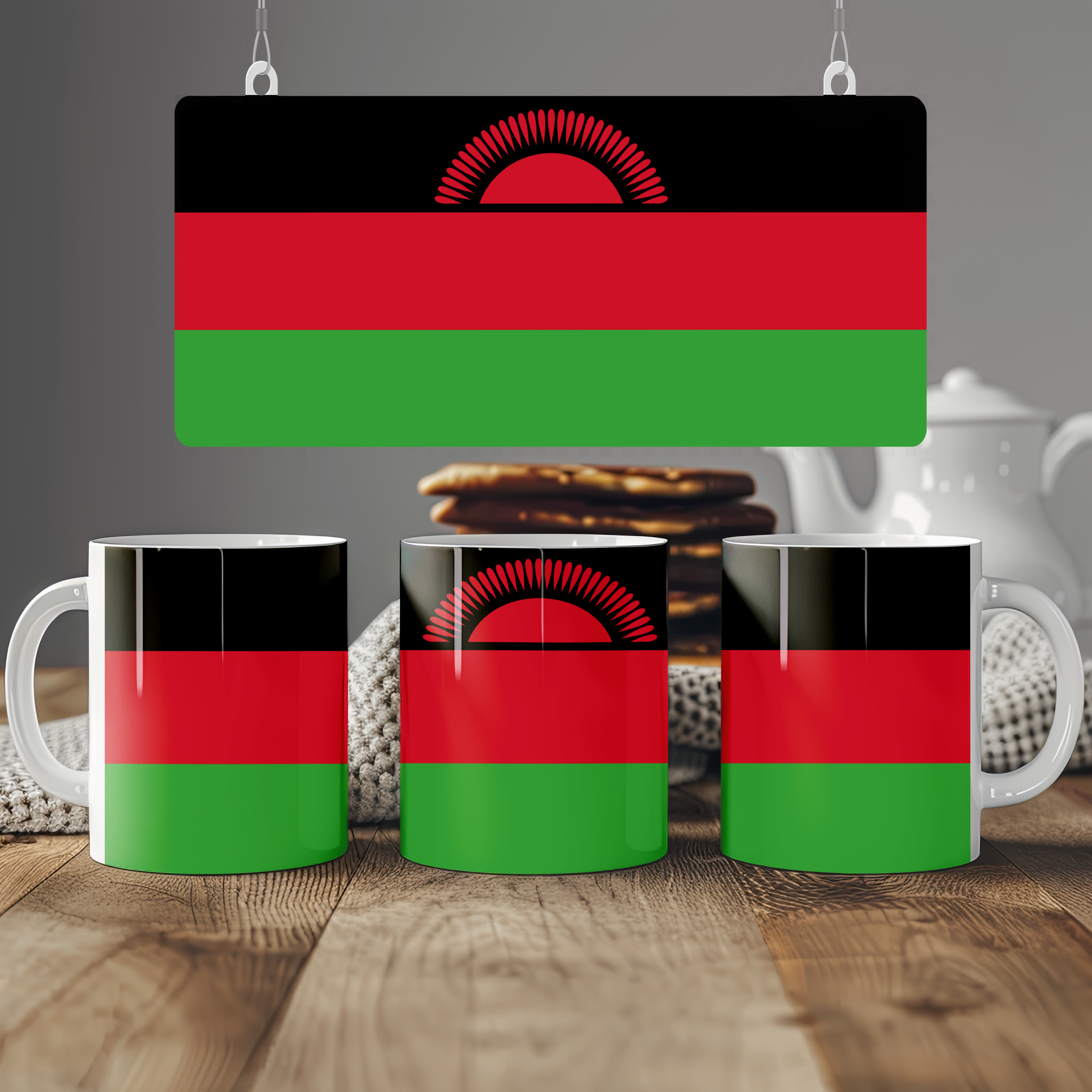 Malawi Flag Mug | Patriotic Coffee Cup | Gift for Expats, Malawi Heritage & Travelers