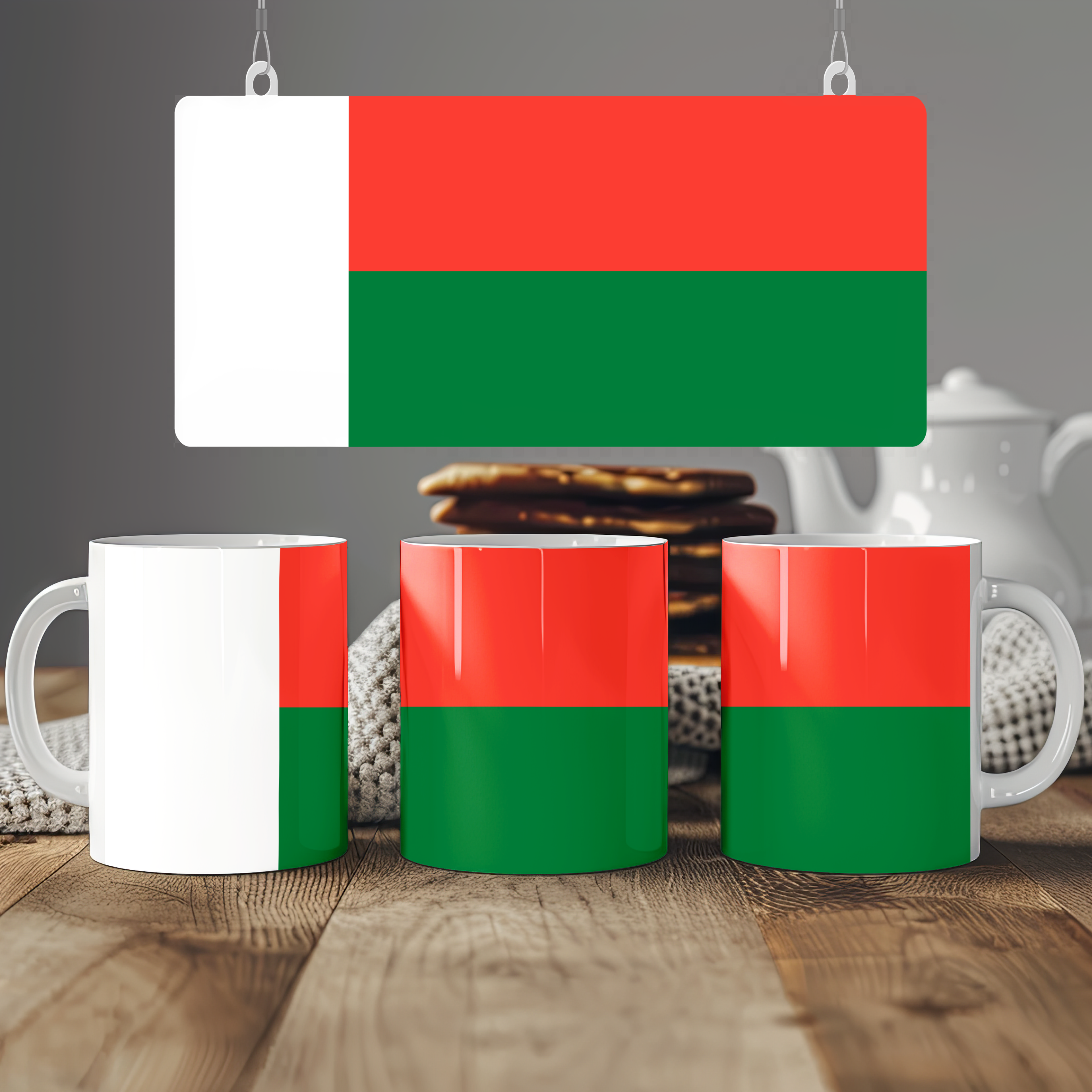 Madagascar Flag Mug | Patriotic Coffee Cup | Gift for Expats, Madagascar Heritage & Travelers