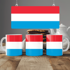 Luxembourg Flag Mug | Patriotic Coffee Cup | Gift for Expats, Luxembourg Heritage & Travelers
