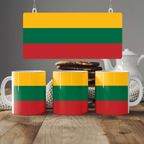 Lithuania Flag Mug | Patriotic Coffee Cup | Gift for Expats, Lithuania Heritage & Travelers