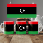 Libya Flag Mug | Patriotic Coffee Cup | Gift for Expats, Libya Heritage & Travelers