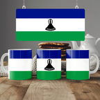 Lesotho Flag Mug | Patriotic Coffee Cup | Gift for Expats, Lesotho Heritage & Travelers