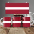Latvia Flag Mug | Patriotic Coffee Cup | Gift for Expats, Latvia Heritage & Travelers